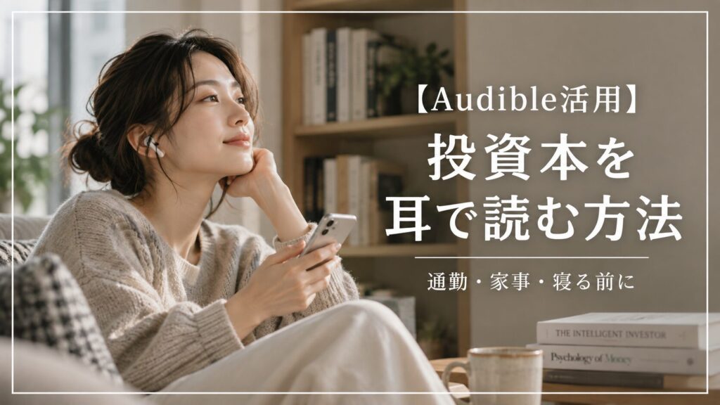 Audibleで投資本を耳読する暮らし